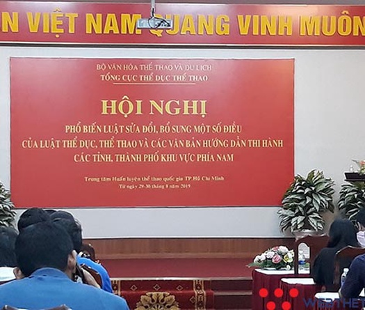 Tổng cục TDTT tổ chức Hội nghị tập huấn, phổ biến các quy định của Luật sửa đổi