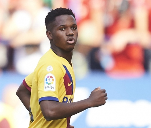 Ansu Fati trở thành cầu thủ trẻ nhất ghi bàn cho Barca