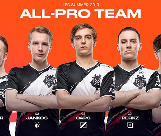 G2 Esports thống trị đội hình All Pro LEC Mùa Hè