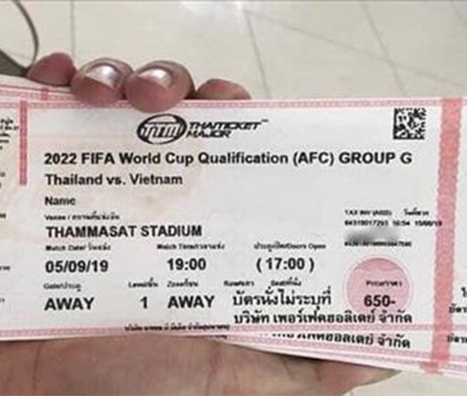 Giá vé xem Thái Lan vs Việt Nam: CĐV Việt gặp khó