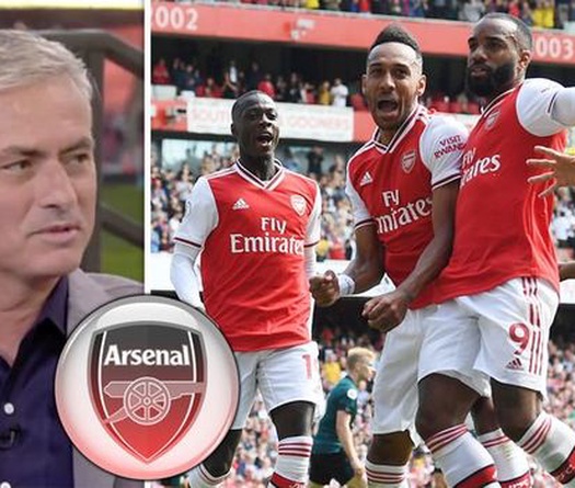 HLV Mourinho hiến kế cho HLV Unai Emery sử dụng tam tấu của Arsenal