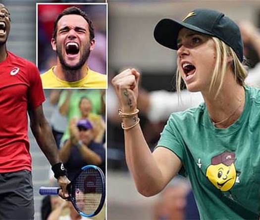 US Open: Andreescu lần đầu vào bán kết, Svitolina nhìn người yêu té đau