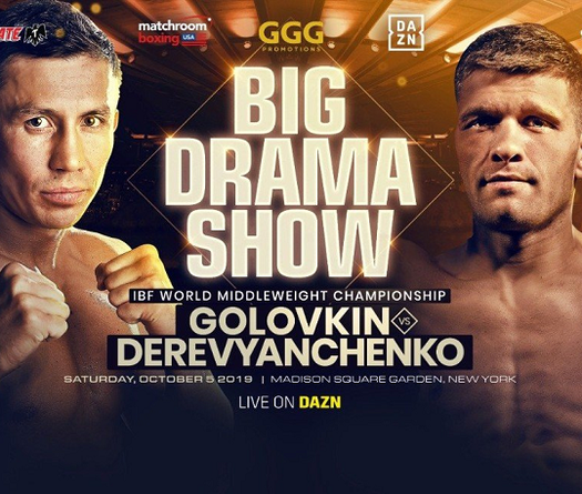 Gennady Golovkin sẽ tranh đai với Sergiy Derevyanchenko vào tháng 10 này