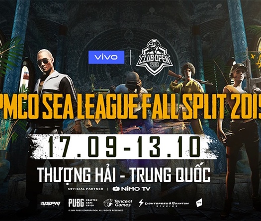 Lịch thi đấu PMCO SEA League Mùa thu 2019