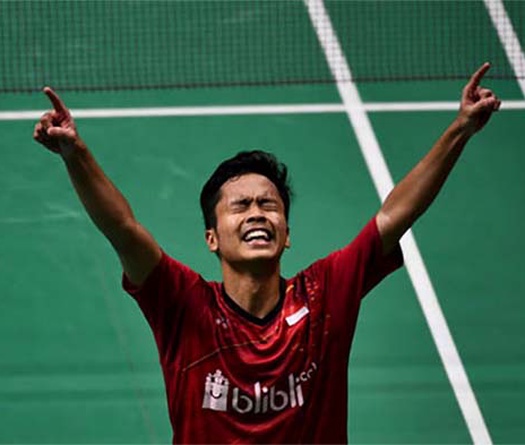 ĐKVĐ China Open Anthony Ginting bản lĩnh hơn hẳn Kenta Nishimoto