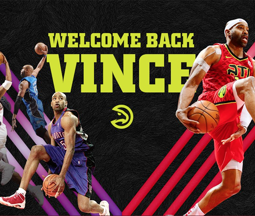 Vince Carter chính thức ký hợp đồng với Atlanta Hawks để chơi mùa giải kỷ lục NBA