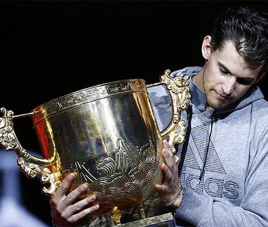 "Vua ngược dòng" Dominic Thiem vô địch giải quần vợt China Open