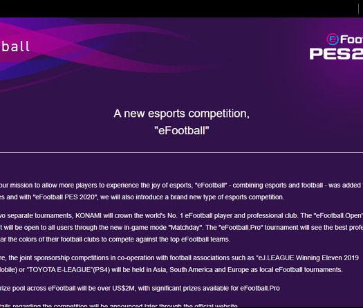 Cập nhật thông tin về vòng loại eFootball PES 2020 World Final