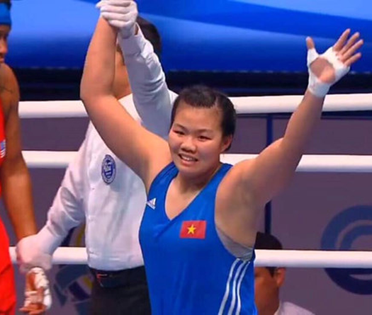 Nguyễn Thị Hương giành Huy chương Đồng lịch sử tại giải boxing thế giới
