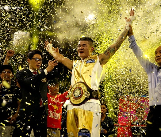 Victory 8 Boxing Huyền Thoại Hoàn Kiếm - Trương Đình Hoàng giật đai WBA