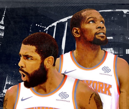 New York Knicks đã rất "tuyệt vọng" khi Durant và Irving gia nhập Nets