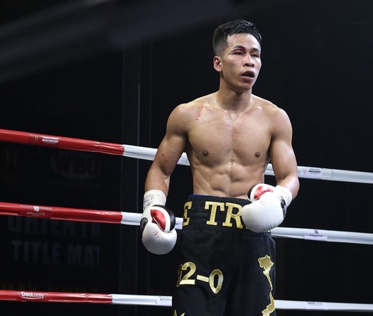 Chùm ảnh sự kiện tranh đai WBO châu Á chứng kiến Trần Văn Thảo lên ngôi