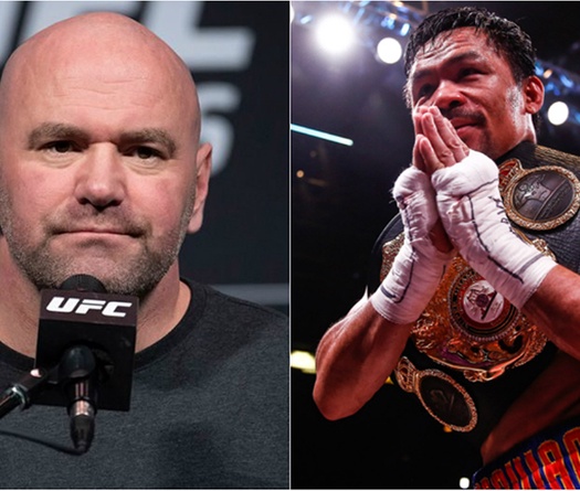 Dana White ủng hộ cho quỹ cứu trợ động đất của huyền thoại Manny Pacquiao