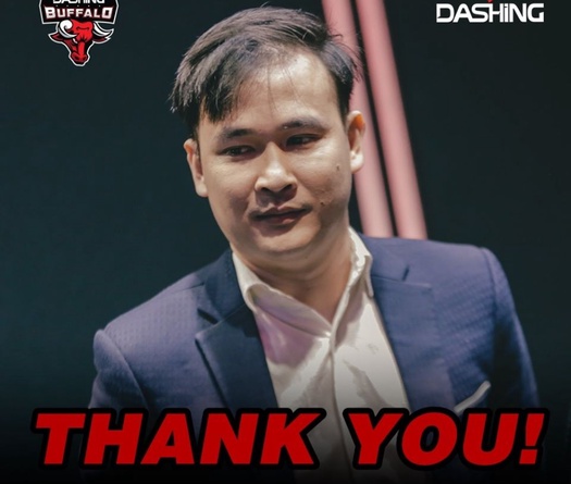 HLV Ling Cao Thủ rời Dashing Buffalo sau 6 tháng gắn bó