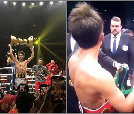 Naoya Inoue từ chối đai WBC ngay trên võ đài