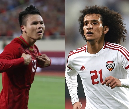 Việt Nam vs UAE 14/11: Quang Hải so tài với ‘Messi châu Á’ Omar Abdulrahman