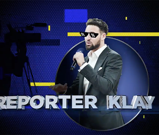 Chờ chấn thương hồi phục, Klay Thompson sẽ "debut" với nghề tay trái trên truyền hình