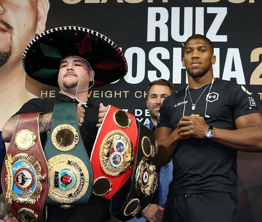 Những con số ấn tượng quanh trận Anthony Joshua vs Andy Ruiz 2
