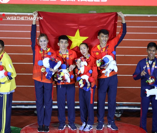 Chiến thuật khác người và ghép đội thần tốc, đội tiếp sức hỗn hợp Việt Nam vô đối ở SEA Games 30