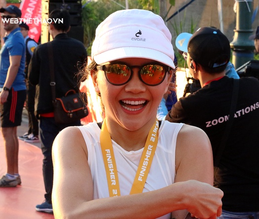 Đa dạng biểu cảm nơi vạch đích của vận động viên Techcombank Ho Chi Minh City International Marathon 2019