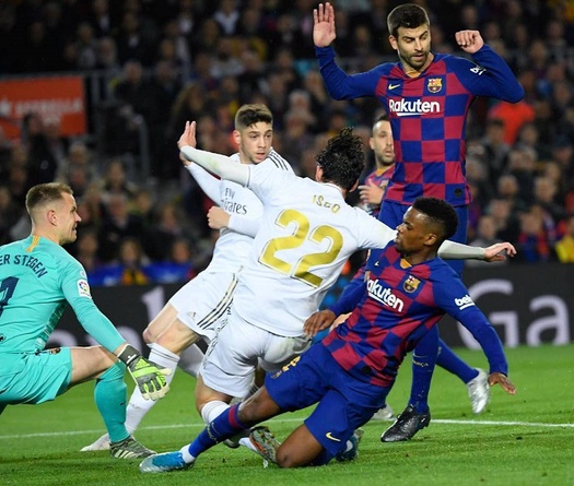 Real Madrid sút nhiều gấp đôi Barca và 6 thống kê vượt trội ở Siêu kinh điển