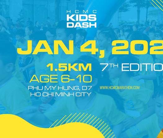 Kids’ Dash giúp Ho Chi Minh City Marathon 2020 thêm đặc biệt