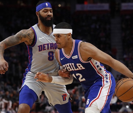 Đè bẹp Blake Griffin, Tobias Harris dẫn dắt Philadelphia 76ers vượt qua Detroit Pistons