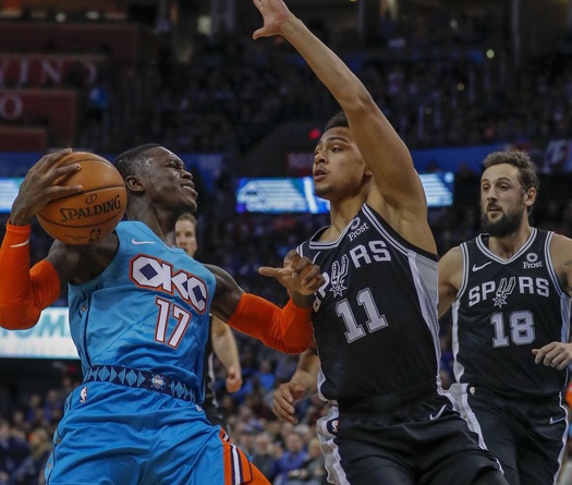 Nhận định NBA: OKC Thunder vs SA Spurs (ngày 3/1, 8h30)
