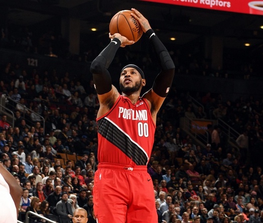 Carmelo Anthony tung cú "game winner", Blazers đả bại Raptors trên sân khách