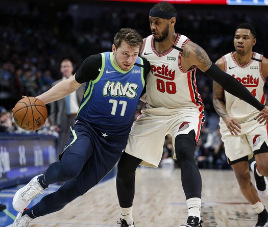 Một đêm "Bay" của Luka Doncic, Mavericks nhẹ nhàng vượt qua Blazers