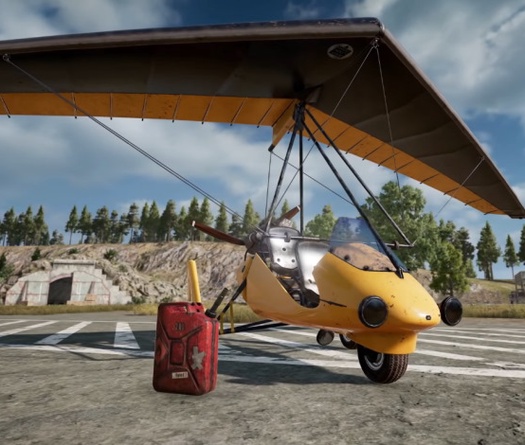 Tàu lượn trong PUBG xuất hiện ở những vị trí nào?