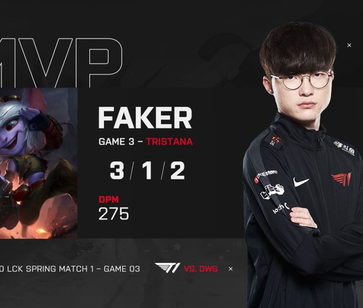 Kết quả LCK hôm nay 5/2: Faker tỏa sáng, T1 nhọc nhằn thắng DWG