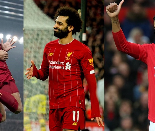 Van Dijk và Salah dẫn đầu ghi bàn theo từng vị trí ở Ngoại hạng Anh
