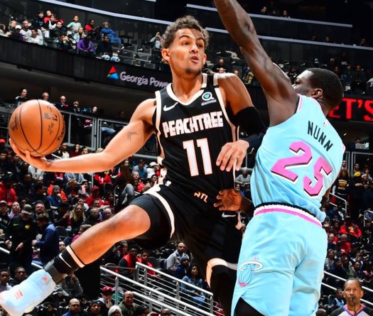 Trae Young ghi 50 điểm, Atlanta Hawks đả bại Miami Heat