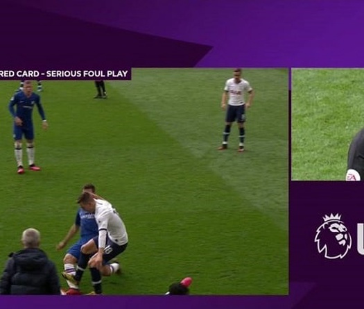 CĐV Chelsea nổi giận về VAR khi ngôi sao Tottenham thoát thẻ đỏ