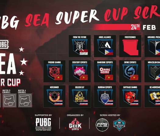 Kết quả PUBG SEA Super Cup ngày thi đấu thứ nhất