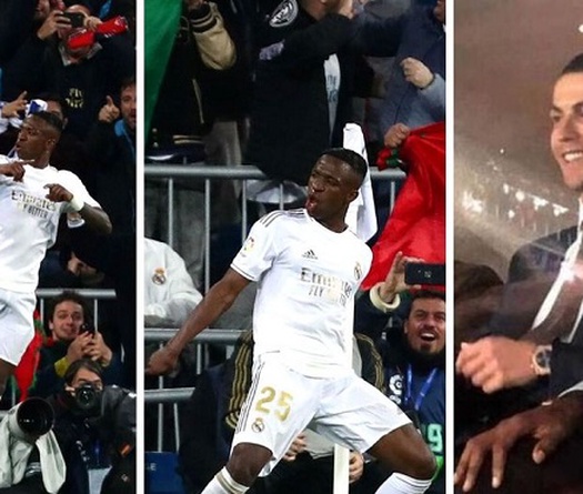 Ronaldo phản ứng thế nào khi Real Madrid ghi bàn trước Barca?