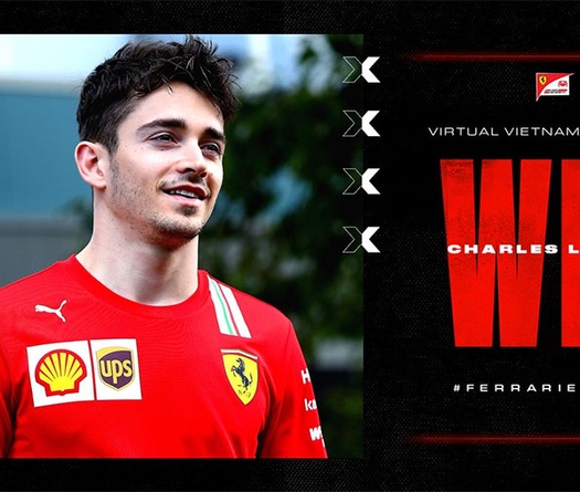 Charles Leclerc vô địch F1 Virtual Vietnam Grand Prix!