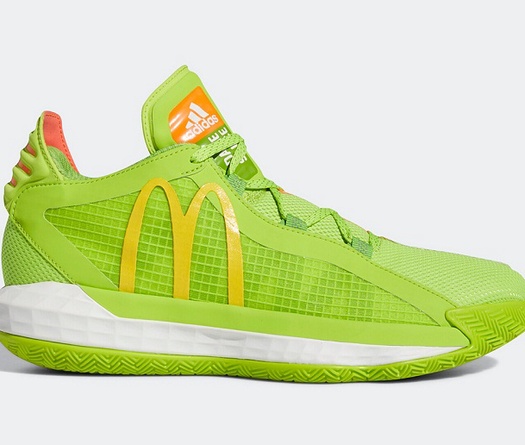 Adidas hợp tác với McDonald's ra mắt mẫu giày Dame 6 "Dame Sauce"