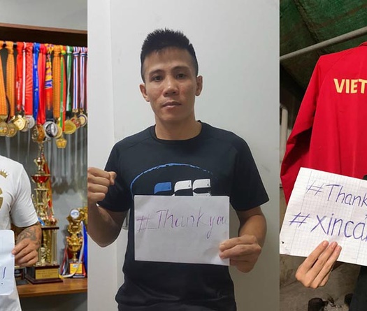 Những VĐV võ thuật góp sức vào thành công của chiến dịch XIN CẢM ƠN