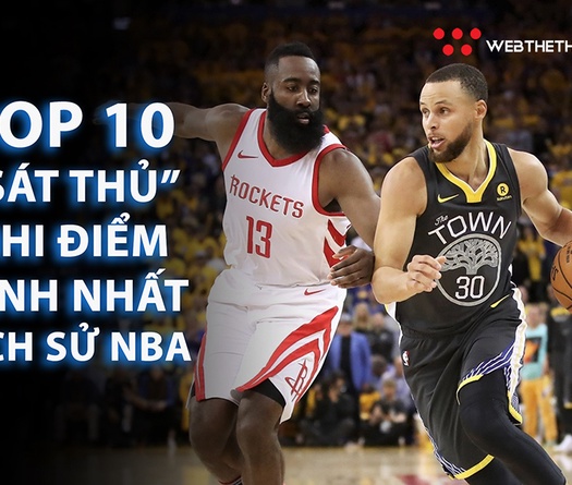 Điểm lại top 10 cầu thủ ghi điểm xuất sắc nhất lịch sử NBA và “vũ khí” ưa thích của họ (kỳ 1)