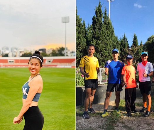 VĐV trở lại tập luyện ngoài trời sau chỉ thị nới lỏng cách ly xã hội