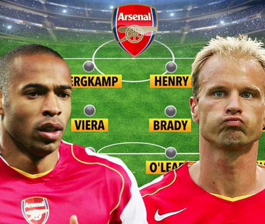 Đội hình nước ngoài vĩ đại nhất của Arsenal gồm 6 thành viên “Invincibles”