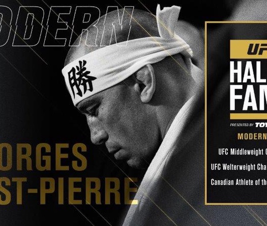 Huyền thoại MMA Georges St-Pierre được vinh danh tại sảnh danh vọng UFC