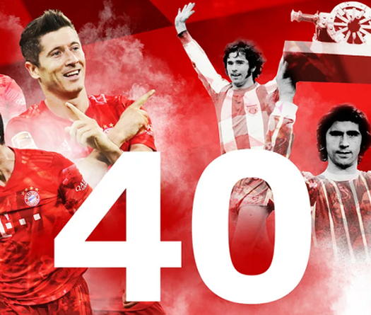 Lewandowski cùng Bayern Munich nhắm đến kỷ lục tồn tại nửa thế kỷ