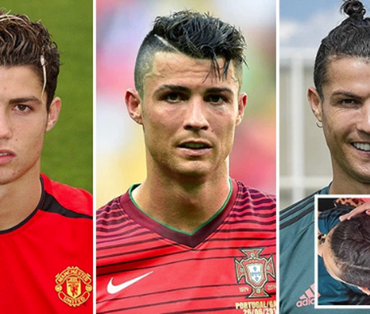 Ronaldo trải qua bao nhiêu kiểu tóc trong sự nghiệp? 