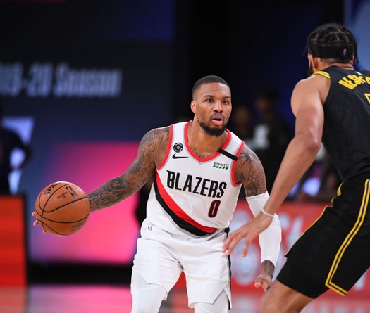 Damian Lillard vắng mặt ở game 5 vs Lakers