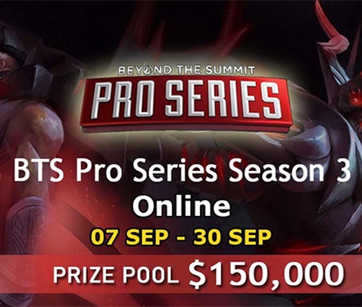 Lịch thi đấu Dota 2 BTS Pro Series Season 3 SEA: Đồng hành cùng 496