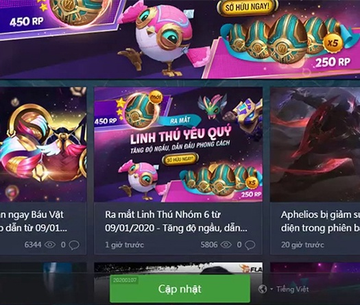 Cách sửa lỗi cập nhật liên minh chi tiết