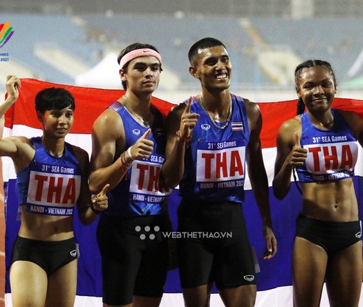 Sao nhập tịch giành 3 HCV SEA Games 31 phá kỷ lục quốc gia Thái Lan chạy 800m